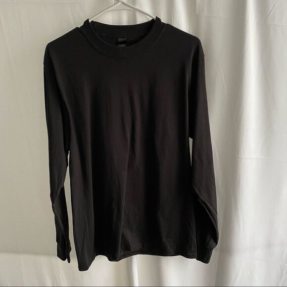 Hanes Beefy Men’s Long Sleeve Crew Neck Top - Picture 1 of 4
